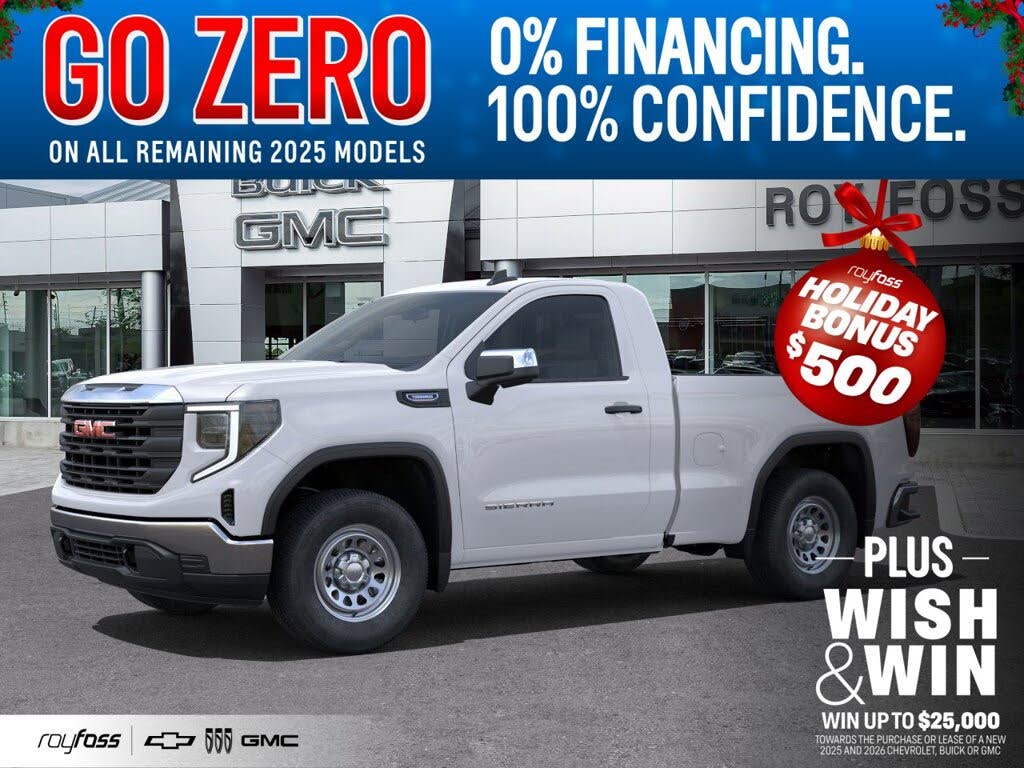 2025 GMC Sierra 1500 Pro Regular Cab 4WD