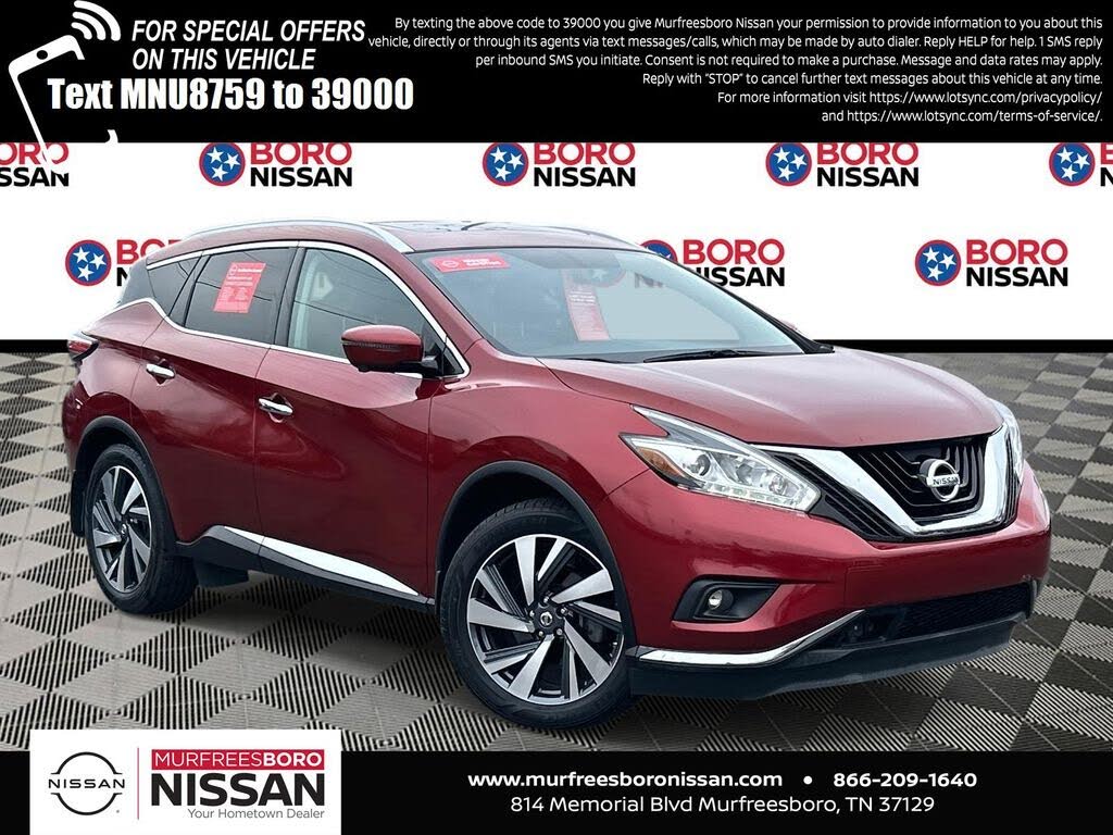 2018 Nissan Murano Platinum FWD