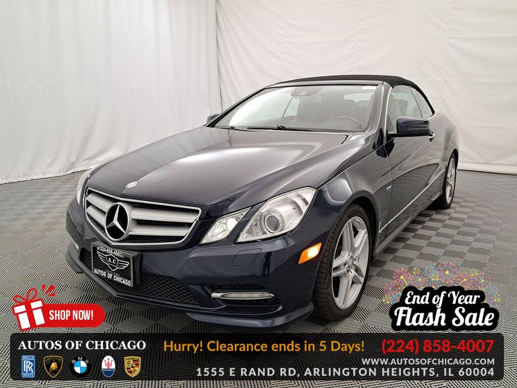 2012 Mercedes-Benz E-Class E 550 Cabriolet