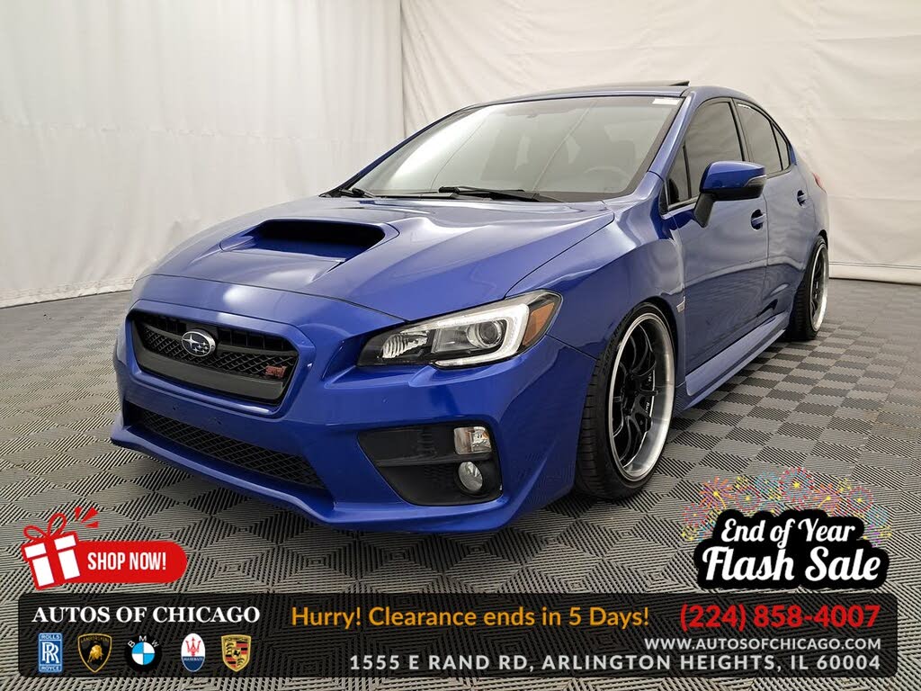 2016 Subaru WRX STI Limited with Low Profile Spoiler