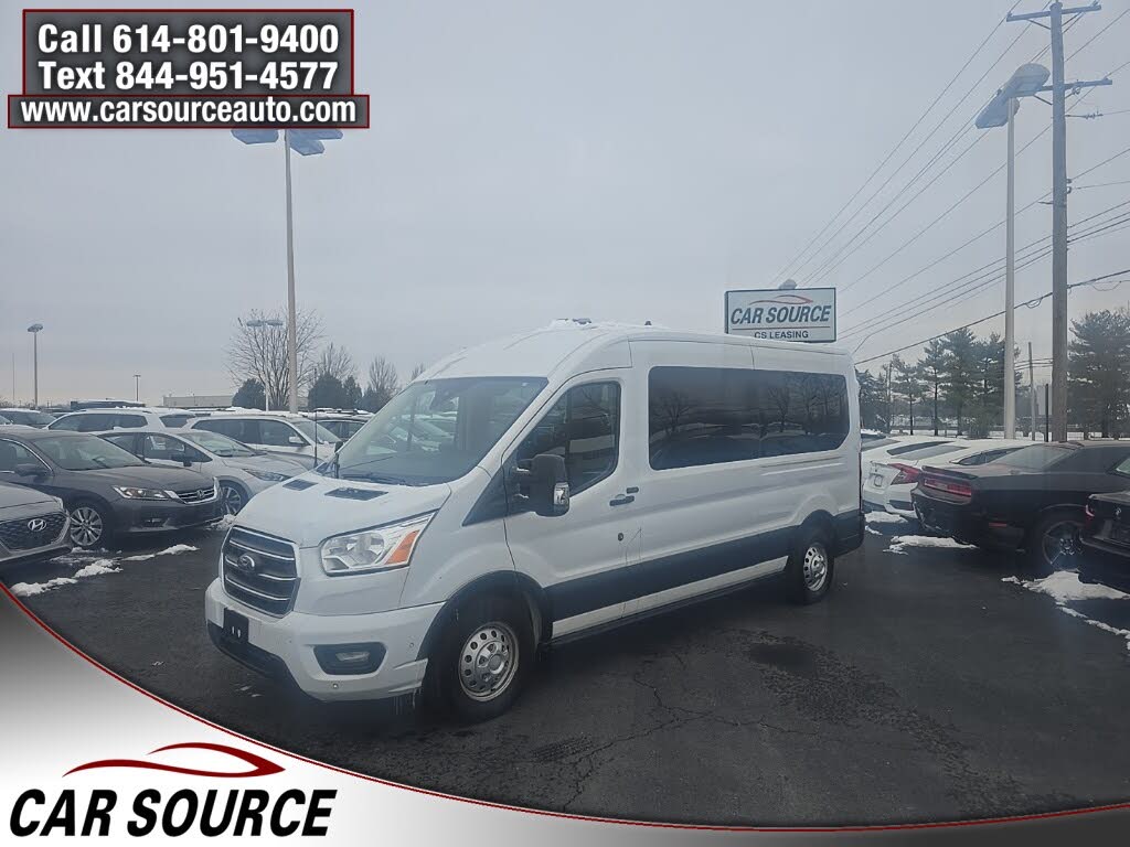 2020 Ford Transit Passenger 350 XLT Medium Roof LWB AWD with Sliding Passenger-Side Door