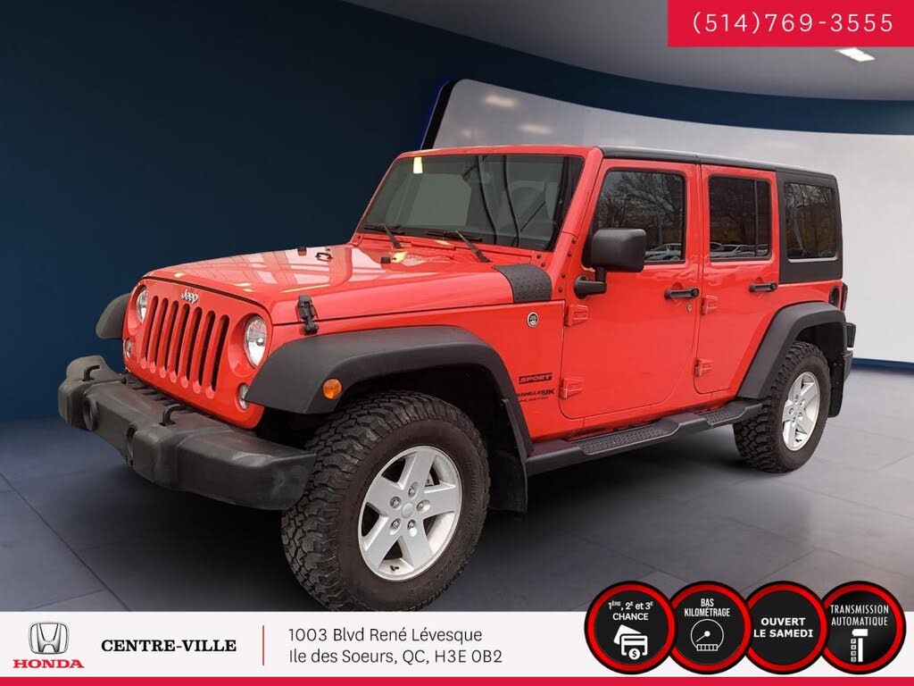 2018 Jeep Wrangler JK Unlimited Sport 4WD