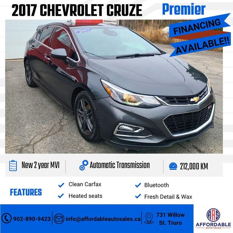 2017 Chevrolet Cruze Premier Hatchback FWD