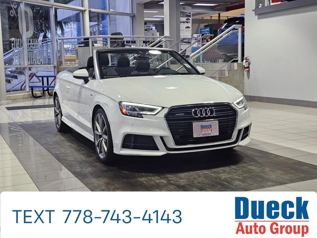 2018 Audi A3 2.0T quattro Prestige Cabriolet AWD
