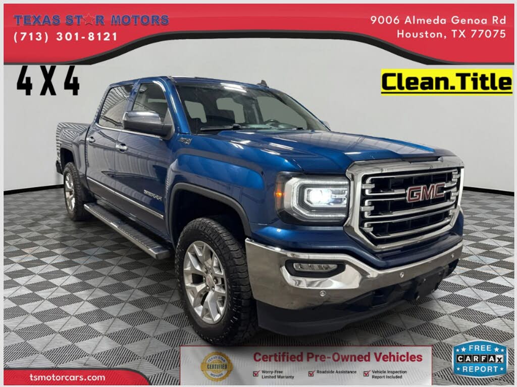 2018 GMC Sierra 1500 SLT Crew Cab 4WD