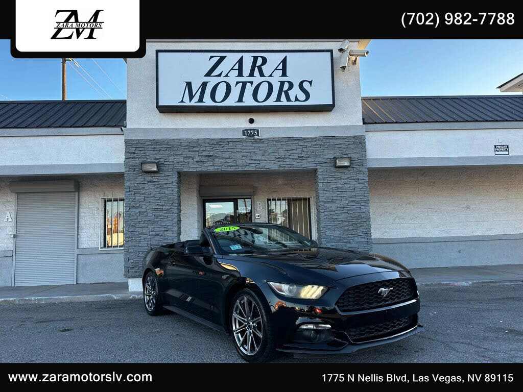 2015 Ford Mustang EcoBoost Premium Convertible RWD