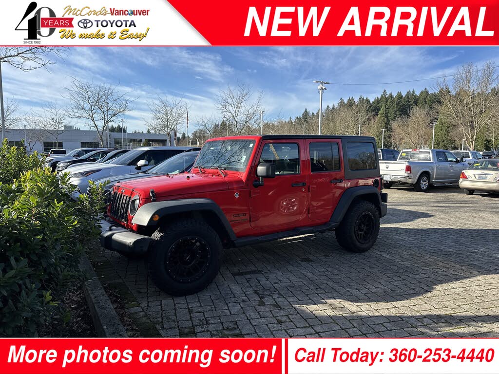 2018 Jeep Wrangler JK Unlimited Sport S 4WD