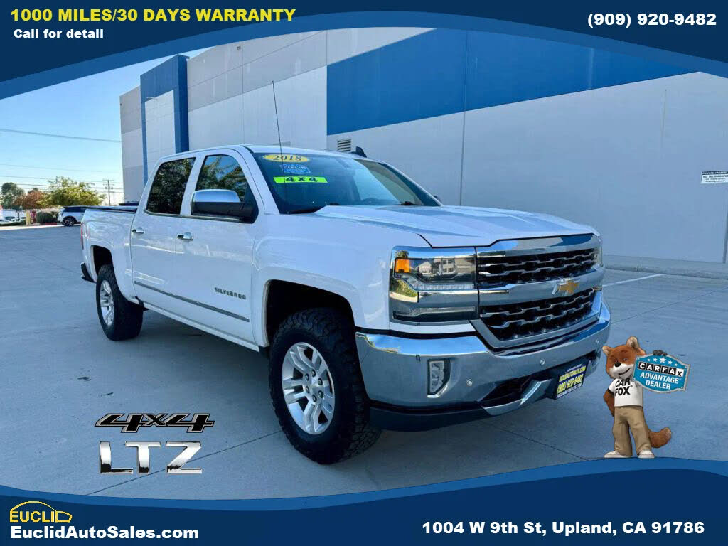 2018 Chevrolet Silverado 1500 LTZ Crew Cab 4WD