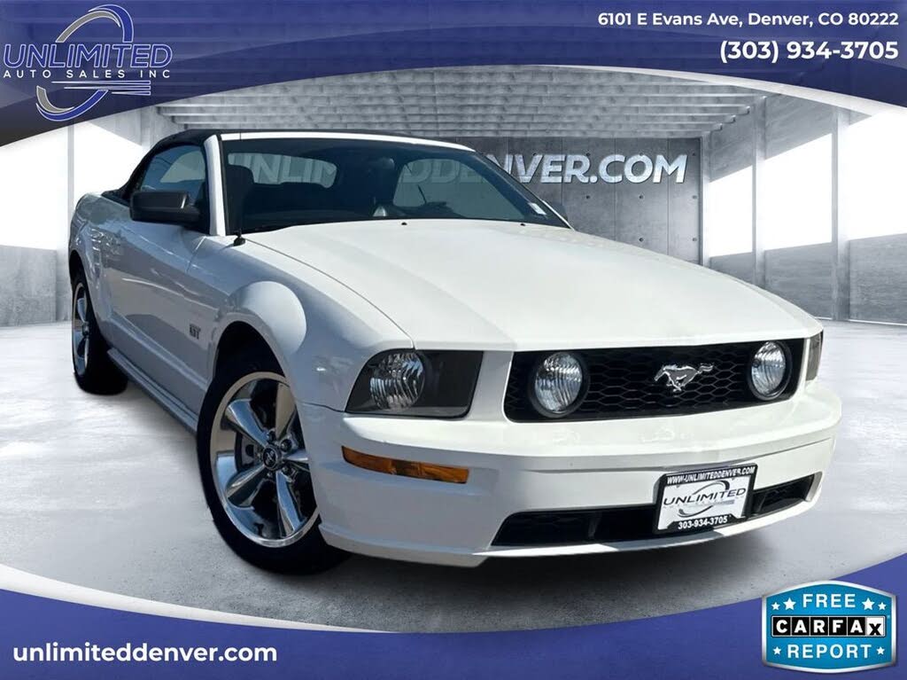 2007 Ford Mustang GT Deluxe Convertible RWD