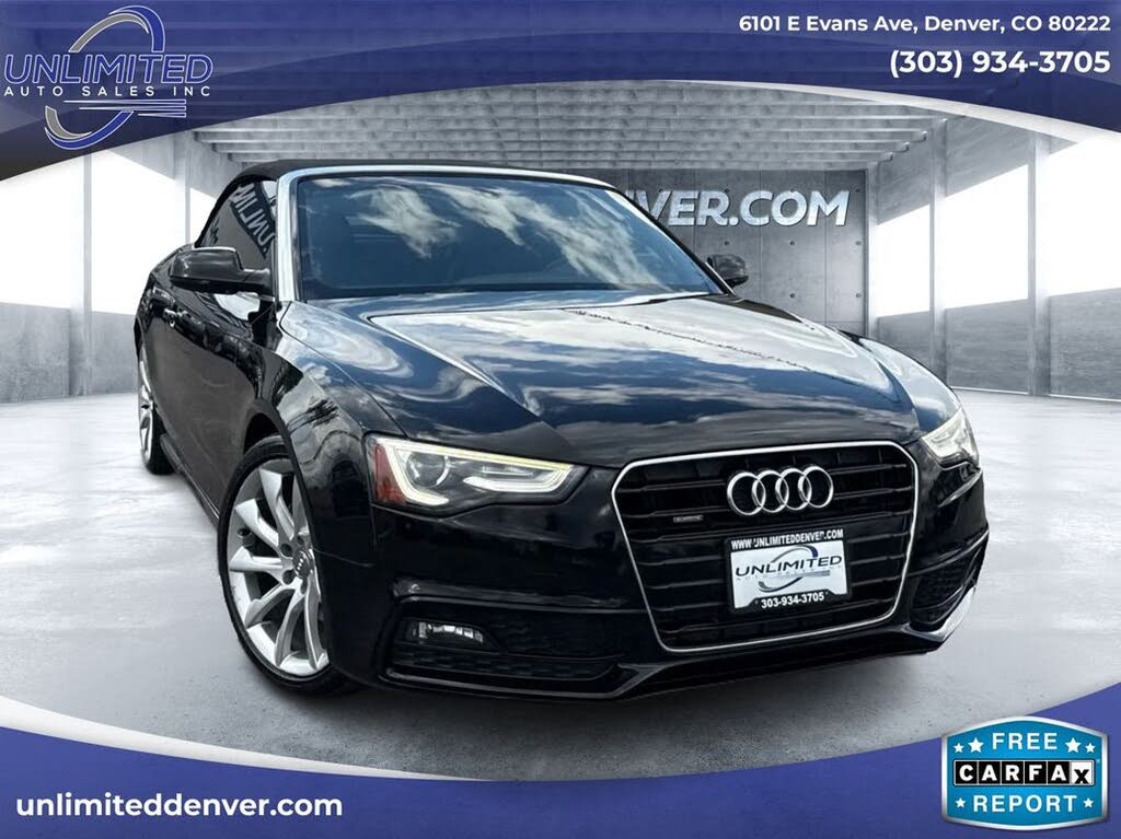 2016 Audi A5 2.0T quattro Premium Plus Cabriolet AWD