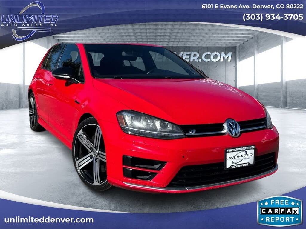 2016 Volkswagen Golf R 4-Door with DCC and Navigation