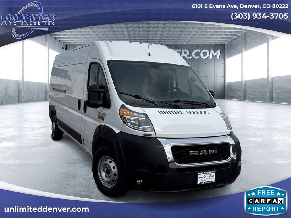2021 RAM ProMaster 2500 159 High Roof Cargo Van FWD