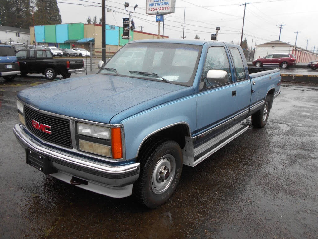 1990 GMC Sierra 2500 2 Dr K2500 SLE 4WD Extended Cab LB