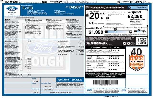 2017 Ford F-150 XLT SuperCrew 4WD