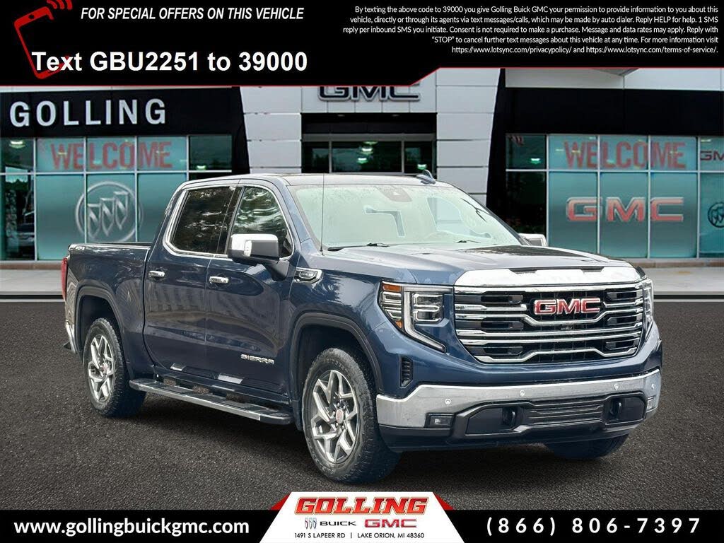 2022 GMC Sierra 1500 SLT Crew Cab 4WD