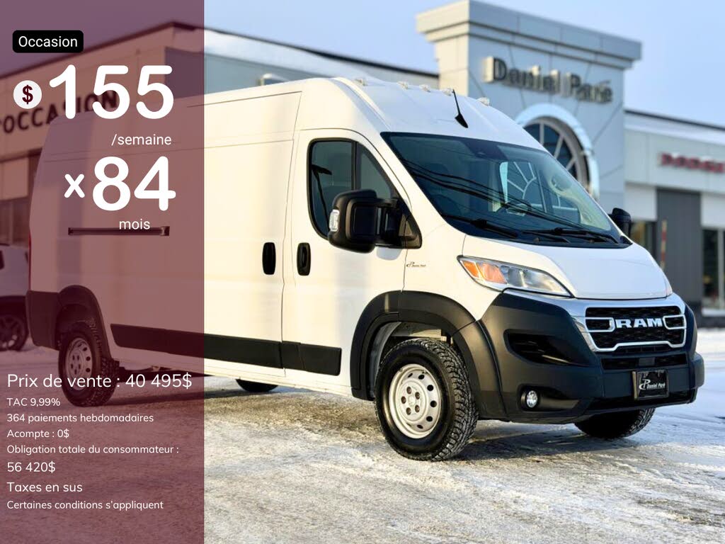 2023 RAM ProMaster 2500 159 High Roof Cargo Van FWD