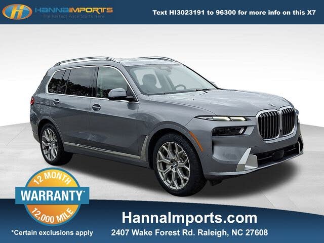 2025 BMW X7 xDrive40i AWD