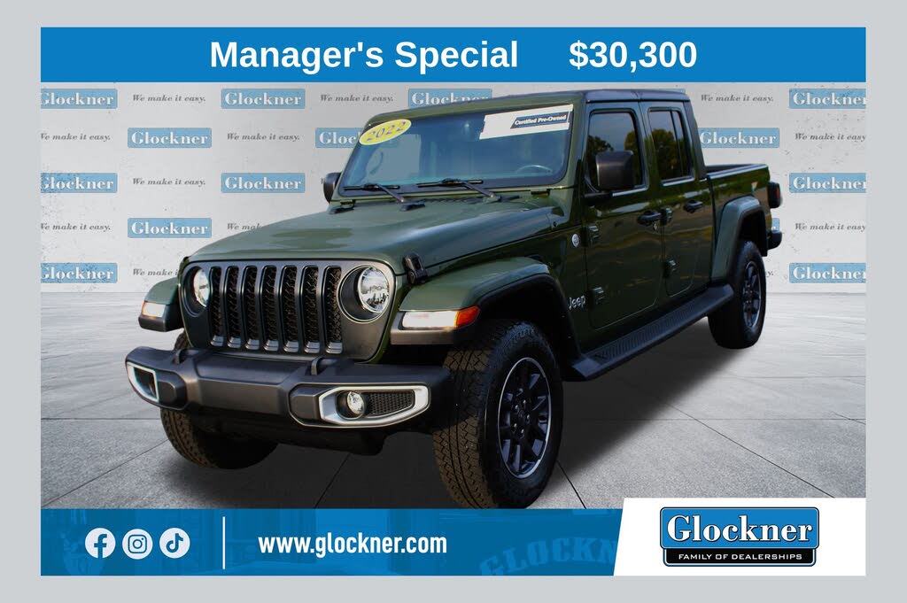 2022 Jeep Gladiator Overland Crew Cab 4WD