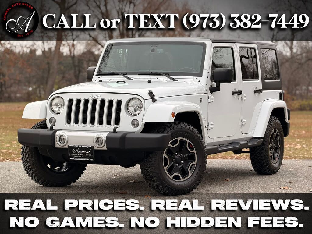 2018 Jeep Wrangler JK Unlimited Sahara 4WD