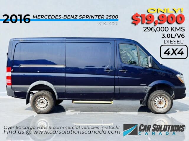2016 Mercedes-Benz Sprinter 2500 144 WB Crew Van 4WD