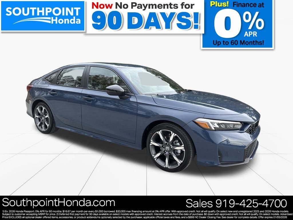 2026 Honda Civic Hybrid Sport Touring Sedan FWD