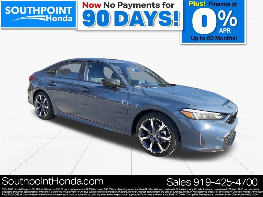 2026 Honda Civic Hybrid Sport Touring Sedan FWD