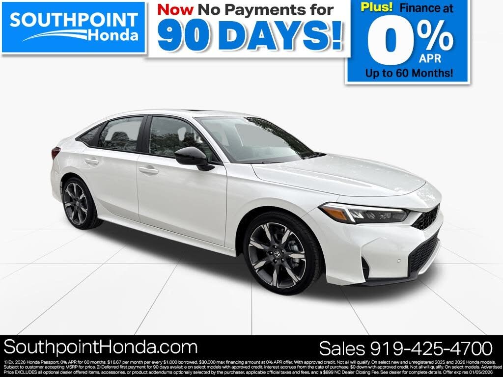 2026 Honda Civic Hybrid Sport Touring Sedan FWD