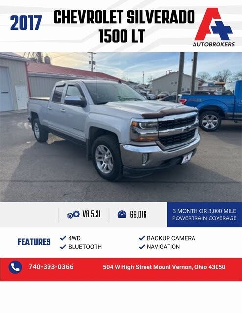2017 Chevrolet Silverado 1500 LT Double Cab 4WD