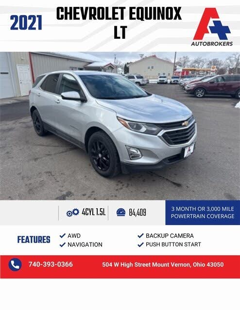 2021 Chevrolet Equinox LT AWD with 1LT