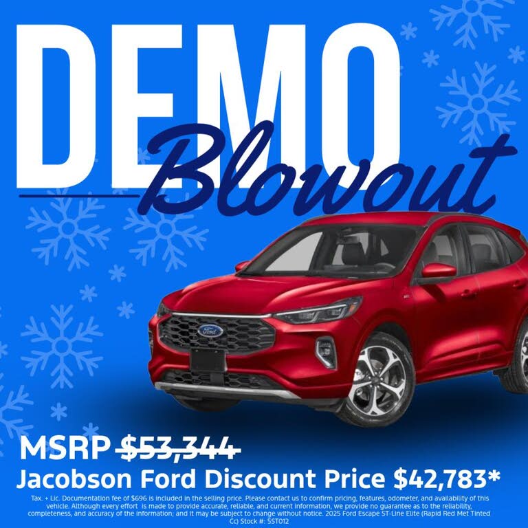 2025 Ford Escape Hybrid ST-Line Elite AWD