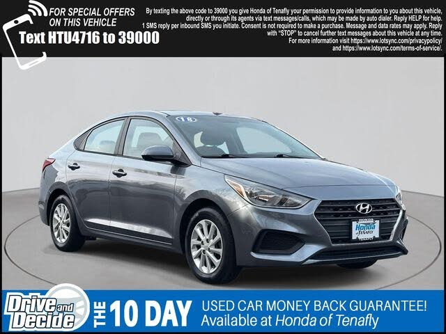 2018 Hyundai Accent SEL Sedan FWD