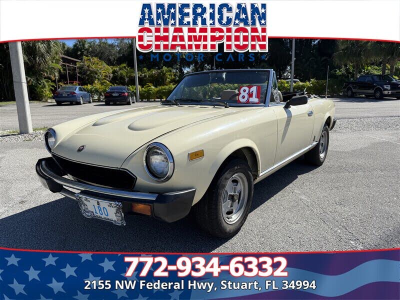 1981 FIAT 124 Spider 2000 RWD