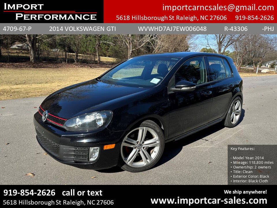 2014 Volkswagen Golf GTI 2.0T Wolfsburg Edition 4-Door FWD