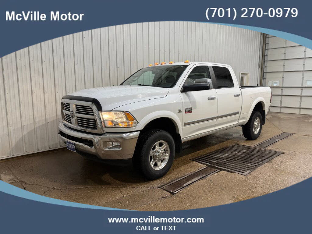 2012 RAM 3500 Laramie Longhorn Crew Cab 8 ft. Bed 4WD
