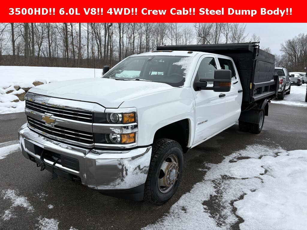 2018 Chevrolet Silverado 3500HD Work Truck Crew Cab LB DRW 4WD