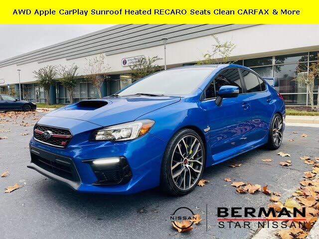 2020 Subaru WRX STI Limited AWD with Low Profile Spoiler