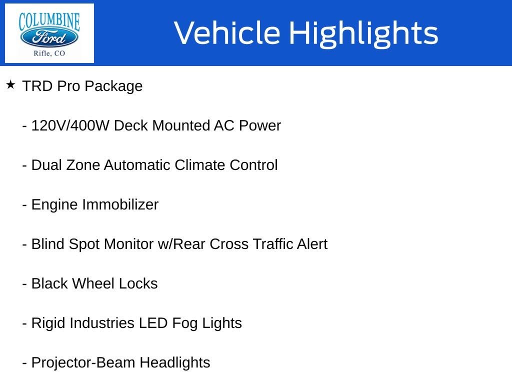 2021 Toyota Tacoma TRD Pro Double Cab 4WD