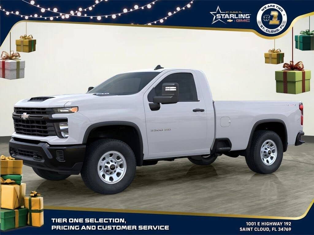 2025 Chevrolet Silverado 3500HD Work Truck Regular Cab LB 4WD