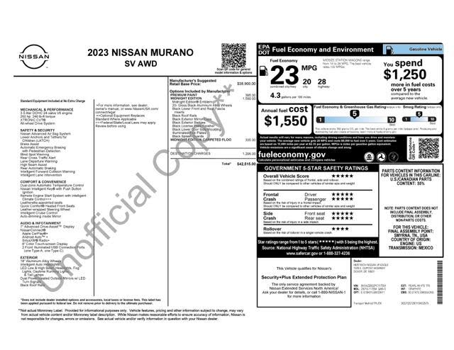 2023 Nissan Murano SV AWD
