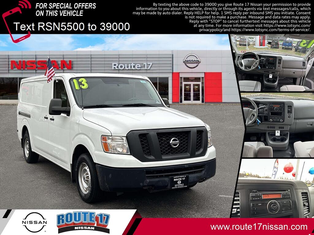 2013 Nissan NV Cargo 1500 S