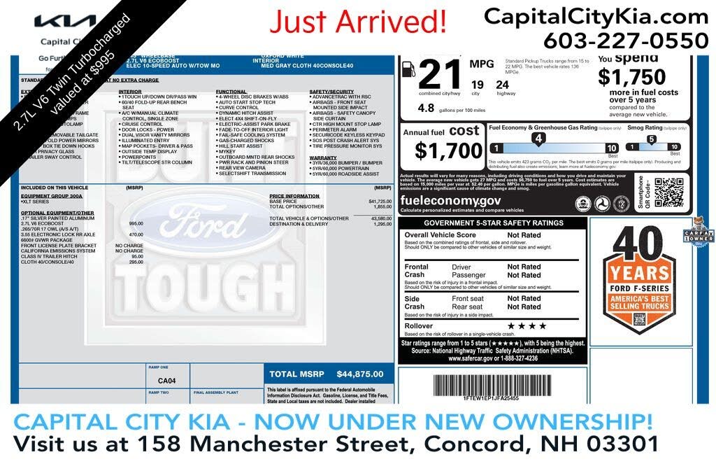 2018 Ford F-150 XLT SuperCrew 4WD