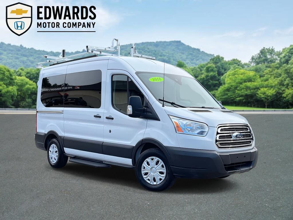 2018 Ford Transit Passenger 150 XLT Medium Roof RWD with Sliding Passenger-Side Door