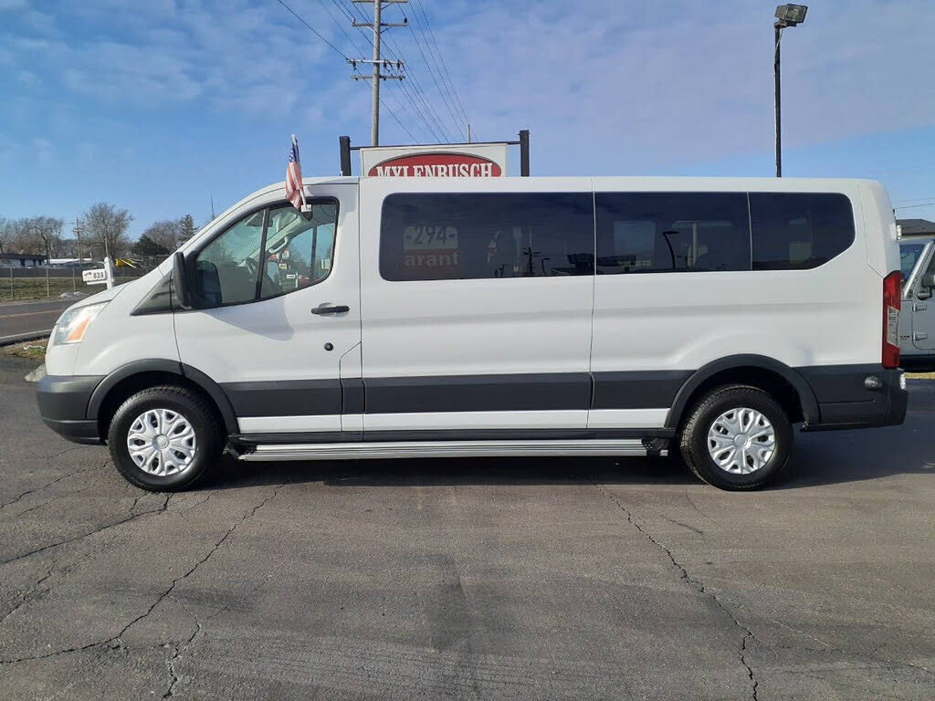 2015 Ford Transit Passenger 350 XLT Low Roof LWB RWD with 60/40 Passenger-Side Doors