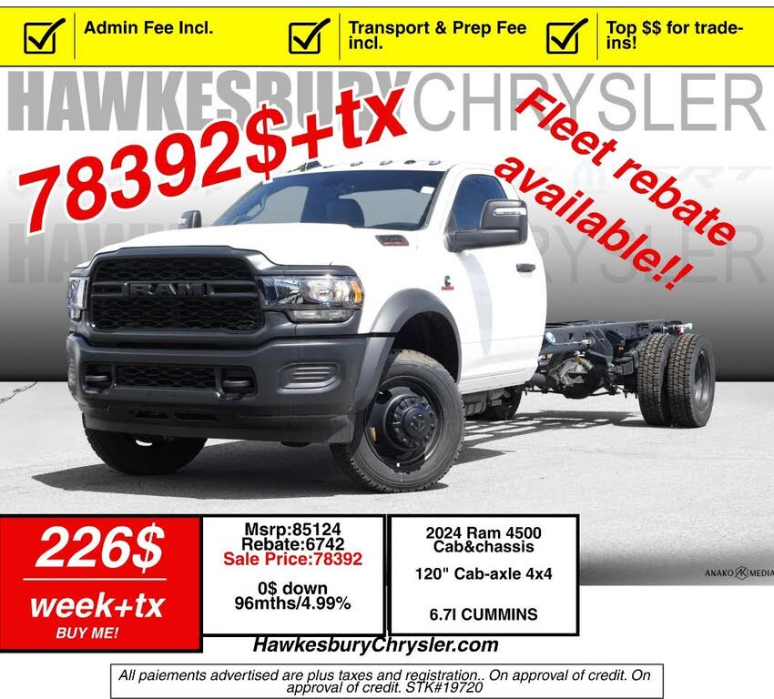 2024 RAM 4500 Chassis