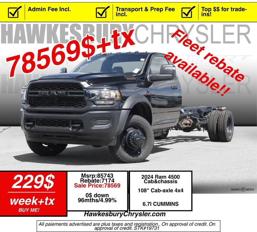 2024 RAM 4500 Chassis