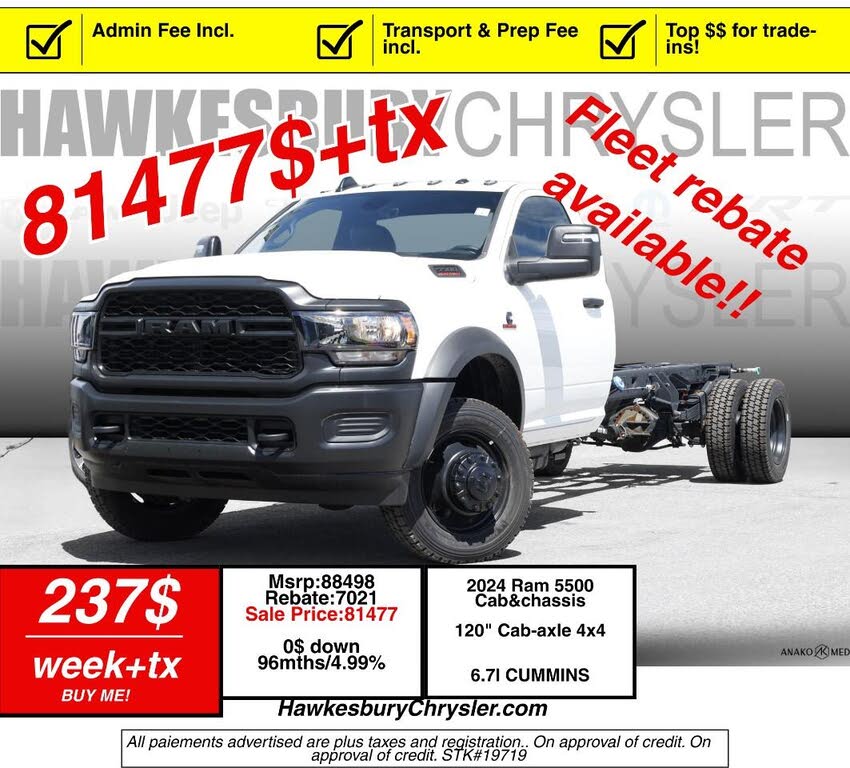 2024 RAM 5500 Chassis