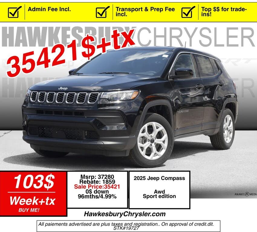 2025 Jeep Compass Sport 4WD