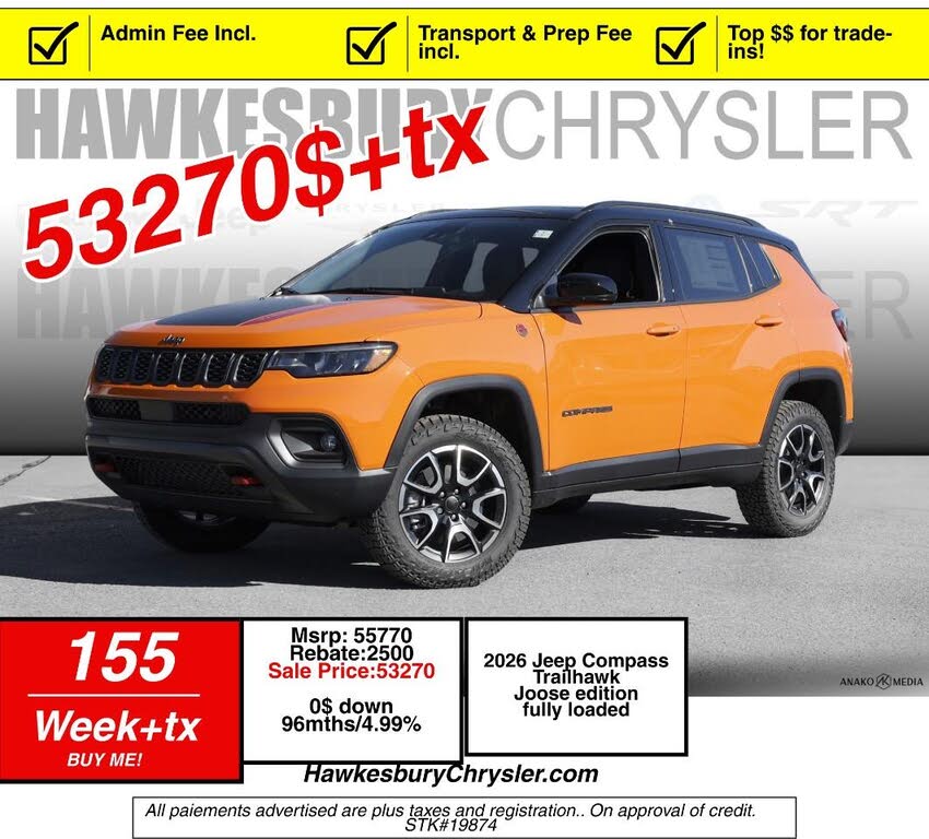 2026 Jeep Compass Trailhawk 4WD