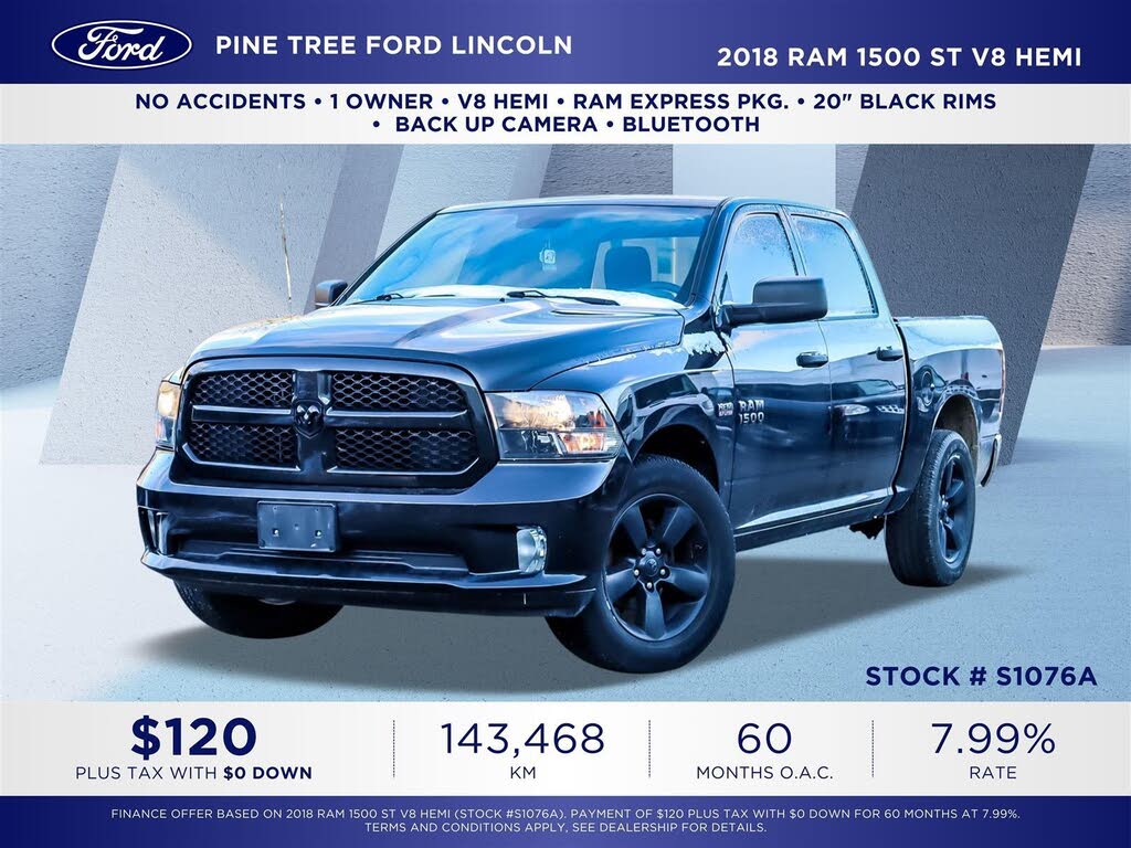 2018 RAM 1500 Express Crew Cab 4WD