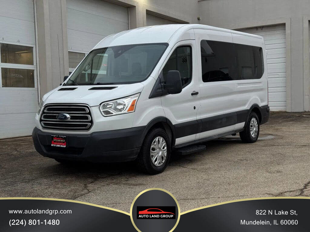 2019 Ford Transit Passenger 350 XLT Medium Roof LWB RWD with Sliding Passenger-Side Door